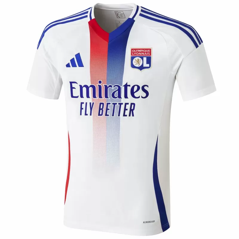 2024 2025 Olympique Lyonnais Mens Home Soccer Jersey River Confluence 2024 2025 Olympique Lyonnais Mens Home Soccer Jersey River Confluence