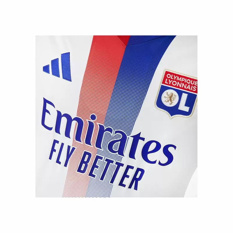 2024 2025 Olympique Lyonnais Mens Home Soccer Jersey River Confluence 2024 2025 Olympique Lyonnais Mens Home Soccer Jersey River Confluence