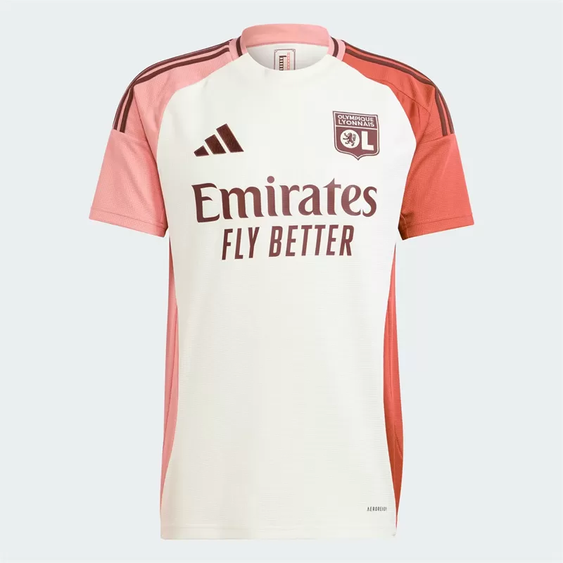 2024 2025 Olympique Lyonnais Mens Third Soccer Jersey Ivory Pastel 2024 2025 Olympique Lyonnais Mens Third Soccer Jersey Ivory Pastel