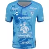 2024 2025 Pachuca Mens Third Soccer Jersey Blue White