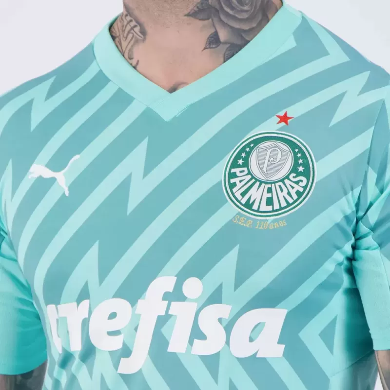 2024 2025 Palmeiras Mens Away Goalkeeper Soccer Jersey Green 2024 2025 Palmeiras Mens Away Goalkeeper Soccer Jersey Green