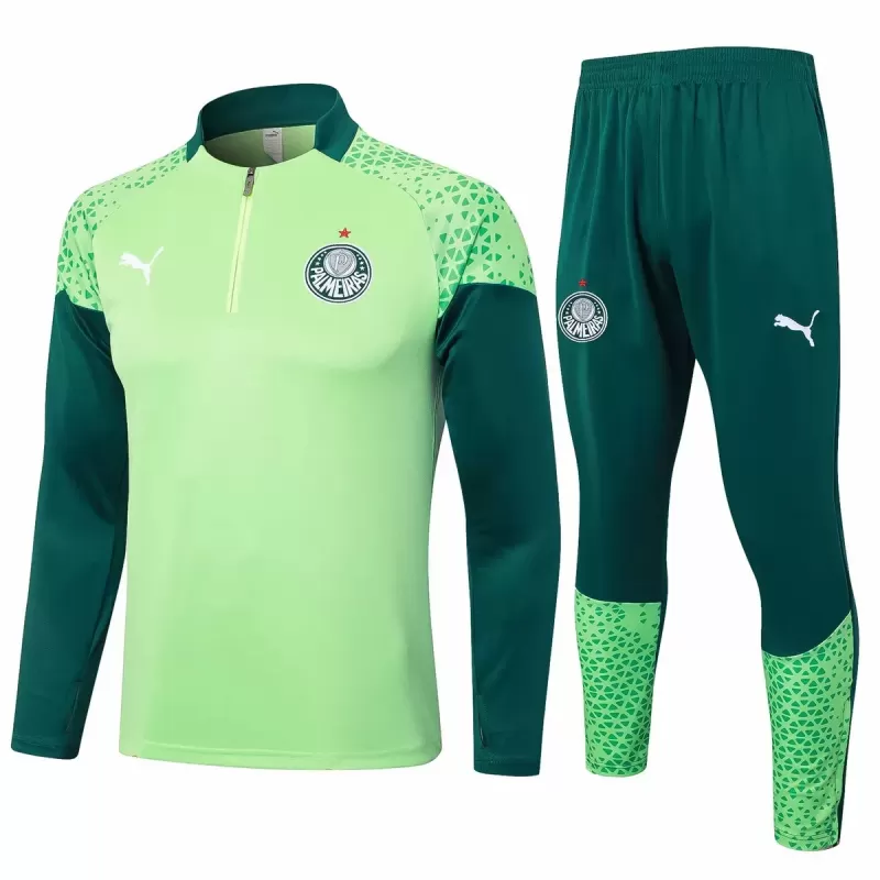2024 2025 Palmeiras Mens Green Training Soccer Tracksuit Performance Set