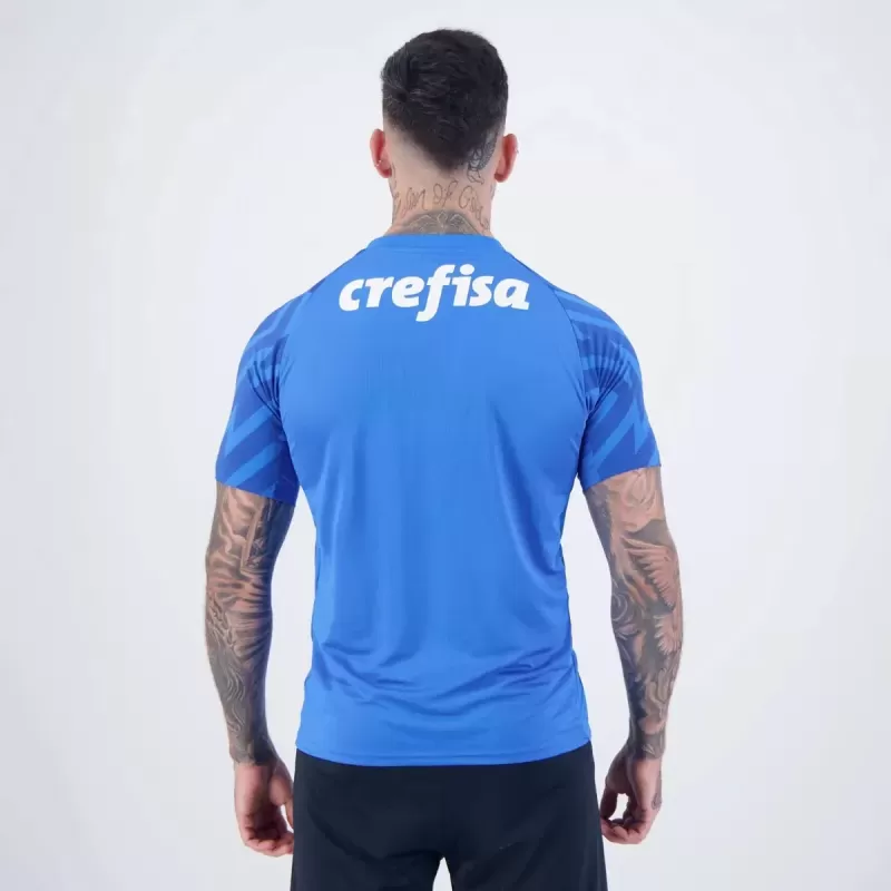 2024 2025 Palmeiras Mens Home Goalkeeper Soccer Jersey Blue