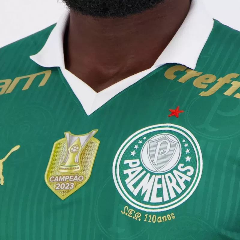 2024 2025 Palmeiras Mens Home Soccer Jersey Brazilian Champion Patch 2024 2025 Palmeiras Mens Home Soccer Jersey Brazilian Champion Patch