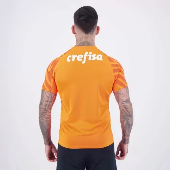 2024 2025 Palmeiras Mens Third Goalkeeper Soccer Jersey Orange