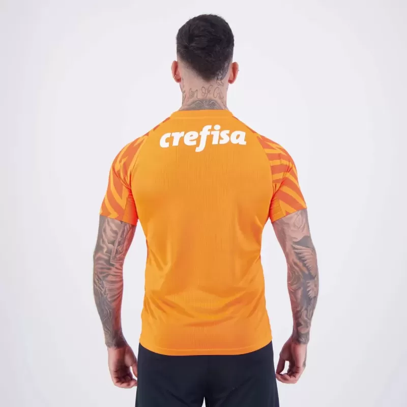 2024 2025 Palmeiras Mens Third Goalkeeper Soccer Jersey Orange 2024 2025 Palmeiras Mens Third Goalkeeper Soccer Jersey Orange