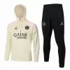 2024 2025 Paris Mens Beige Training Hooded Technical Soccer Tracksuit Kit 2024 2025 Paris Mens Beige Training Hooded Technical Soccer Tracksuit Kit