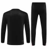 2024 2025 Paris Mens Black Training Technical Soccer Tracksuit Kit