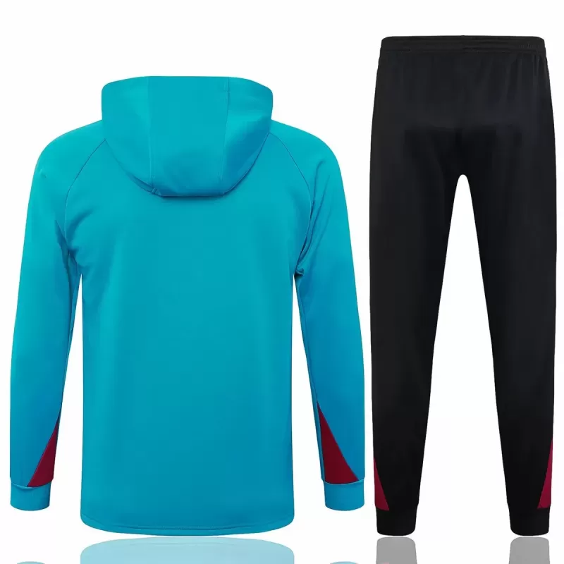 2024 2025 Paris Mens Blue Black Training Hooded Technical Tracksuit Kit 2024 2025 Paris Mens Blue Black Training Hooded Technical Tracksuit Kit