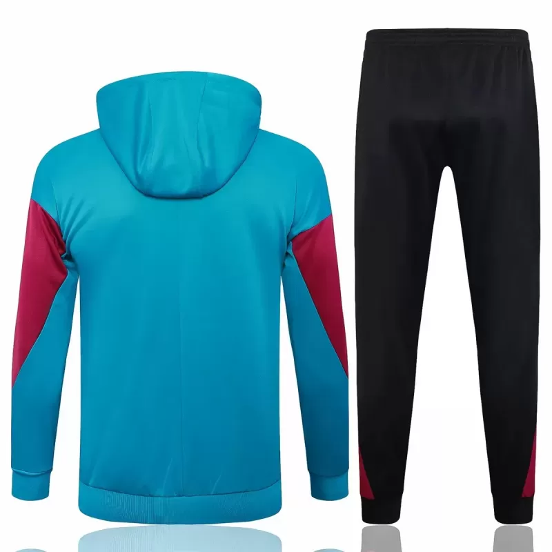 2024 2025 Paris Mens Blue Training Hooded Presentation Soccer Tracksuit Kit 2024 2025 Paris Mens Blue Training Hooded Presentation Soccer Tracksuit Kit