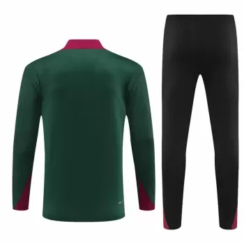 2024 2025 Paris Mens Green Training Technical Soccer Tracksuit Kit
