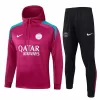 2024 2025 Paris Mens Maroon Training Hooded Technical Tracksuit Kit 2024 2025 Paris Mens Maroon Training Hooded Technical Tracksuit Kit