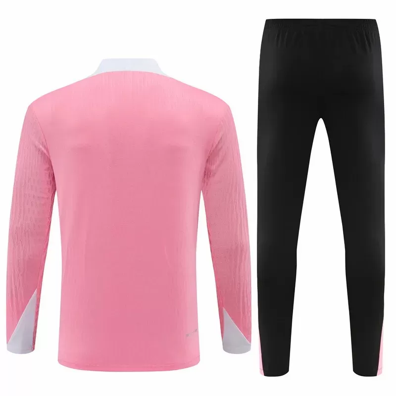2024 2025 Paris Mens Pink Training Technical Soccer Tracksuit Kit 2024 2025 Paris Mens Pink Training Technical Soccer Tracksuit Kit