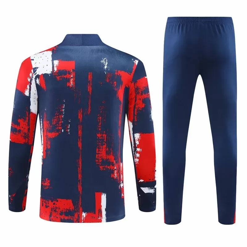 2024 2025 Paris Mens Red Training Technical Soccer Tracksuit Kit 2024 2025 Paris Mens Red Training Technical Soccer Tracksuit Kit