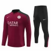 2024 2025 Paris Mens Red Training Technical Soccer Tracksuit Kit 2024 2025 Paris Mens Red Training Technical Soccer Tracksuit Kit