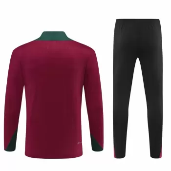 2024 2025 Paris Mens Red Training Technical Soccer Tracksuit Kit