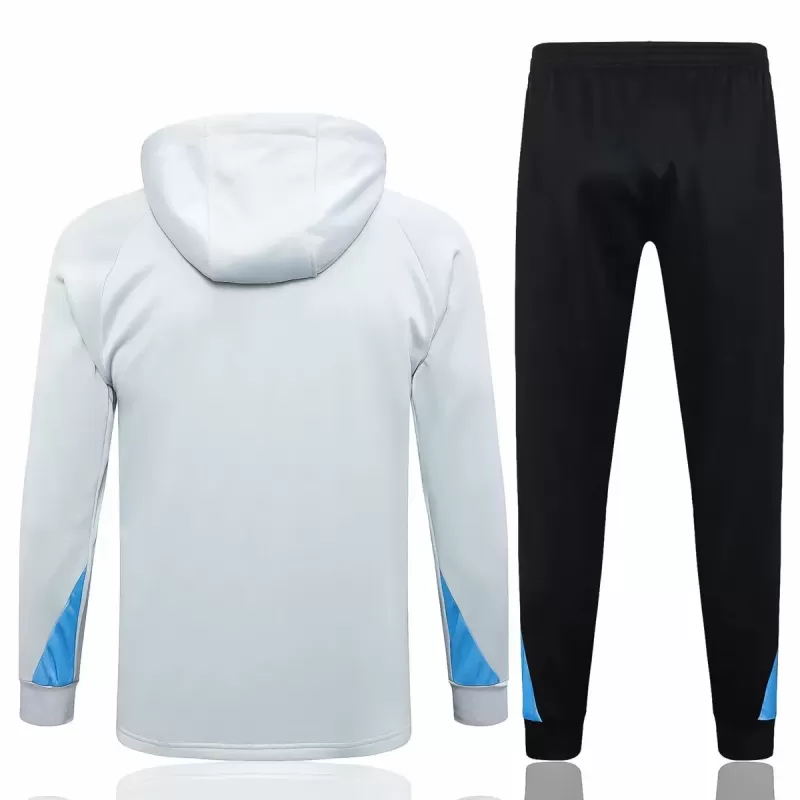2024 2025 Paris Mens White Training Hooded Technical Tracksuit Kit 2024 2025 Paris Mens White Training Hooded Technical Tracksuit Kit