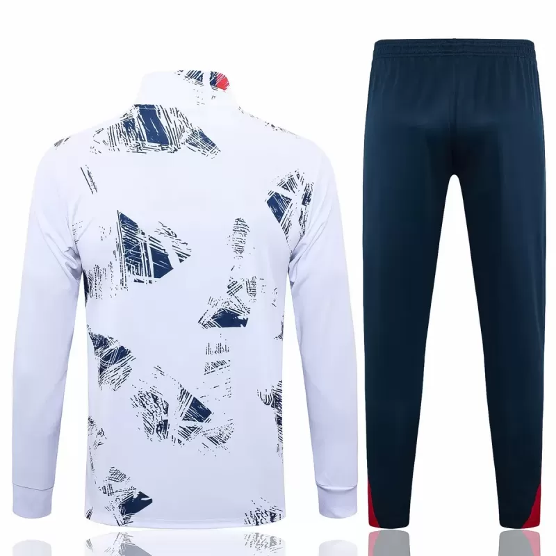 2024 2025 Paris Mens White Training Presentation Soccer Tracksuit Kit 2024 2025 Paris Mens White Training Presentation Soccer Tracksuit Kit