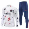 2024 2025 Paris Mens White Training Technical Soccer Tracksuit Kit 2024 2025 Paris Mens White Training Technical Soccer Tracksuit Kit