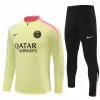 2024 2025 Paris Mens Yellow Training Technical Soccer Tracksuit Kit