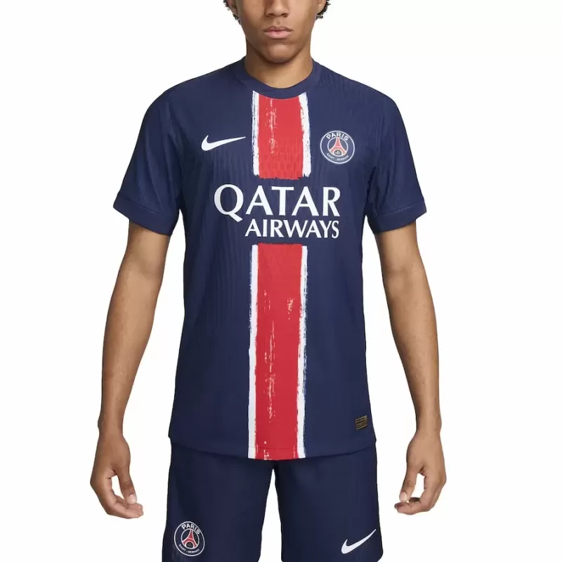 2024 2025 Paris Saint Germain Mens Home Authentic Soccer Jersey Player Version