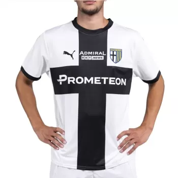 2024 2025 Parma Calcio 1913 Mens Home Soccer Jersey Tardini 100