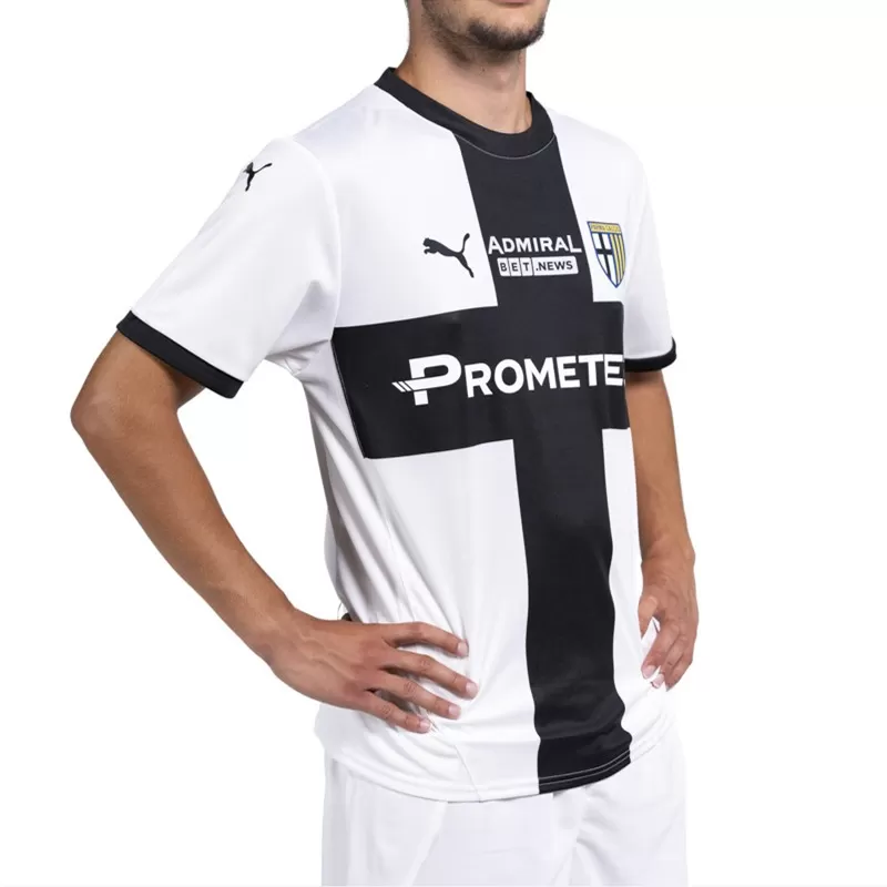 2024 2025 Parma Calcio 1913 Mens Home Soccer Jersey Tardini 100 2024 2025 Parma Calcio 1913 Mens Home Soccer Jersey Tardini 100