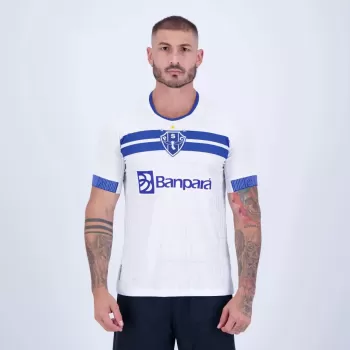 2024 2025 Paysandu Mens Away Soccer Jersey Sentinela White