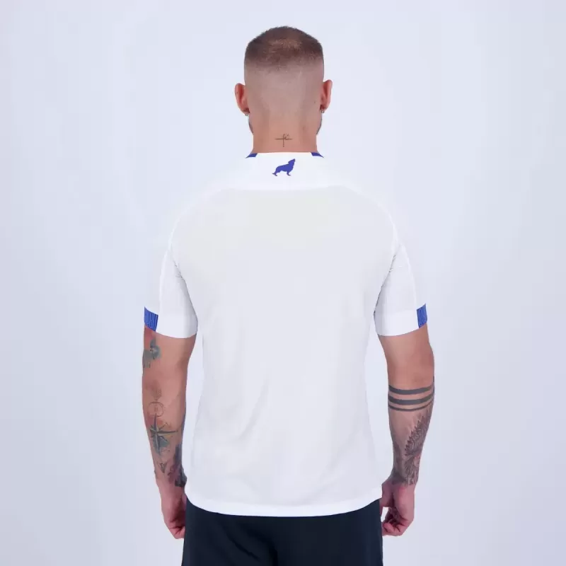 2024 2025 Paysandu Mens Away Soccer Jersey Sentinela White