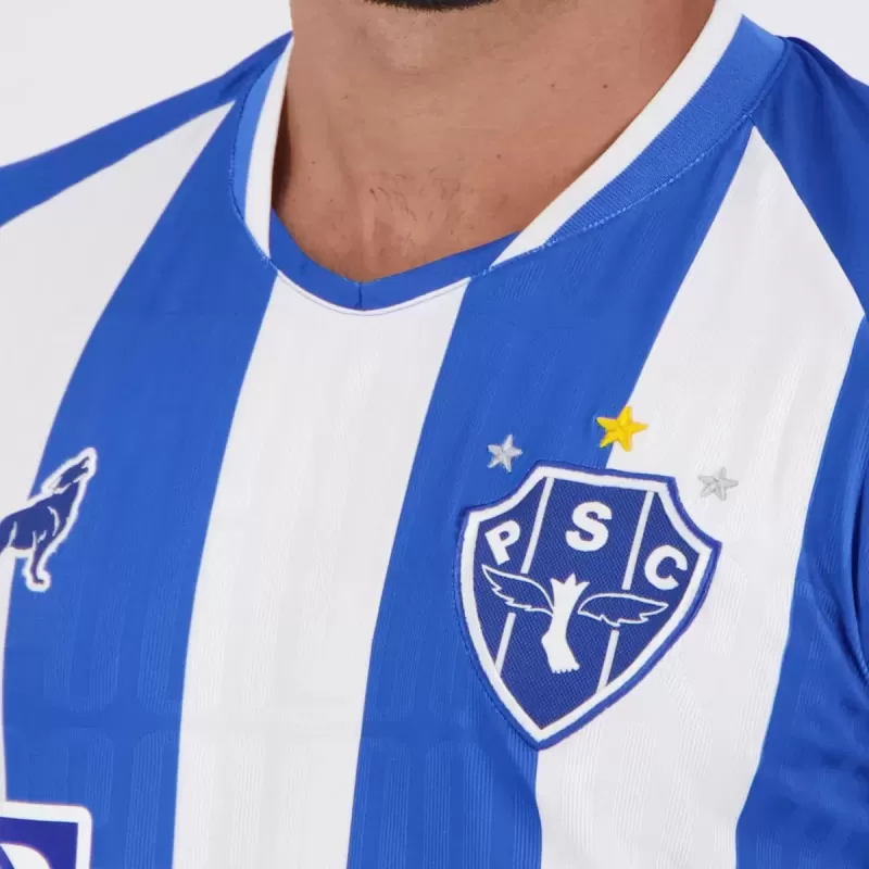 2024 2025 Paysandu Mens Home Soccer Jersey Blue White