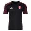 2024 2025 Peru Mens Away Soccer Jersey Red Textured Sash