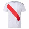 2024 2025 Peru Mens Home Soccer Jersey White Red Sash 2024 2025 Peru Mens Home Soccer Jersey White Red Sash
