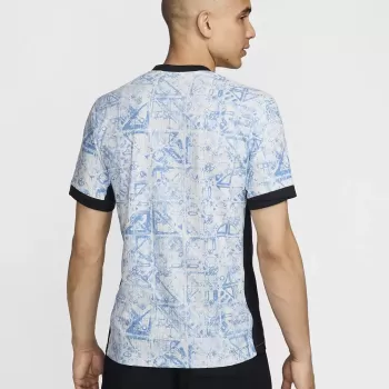 2024 2025 Portugal Mens Away Authentic Soccer Jersey Player Version Blue Mosaic 2024 2025 Portugal Mens Away Authentic Soccer Jersey Player Version Blue Mosaic