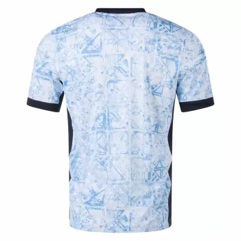 2024 2025 Portugal Mens Away Soccer Jersey Blue Mosaic 2024 2025 Portugal Mens Away Soccer Jersey Blue Mosaic
