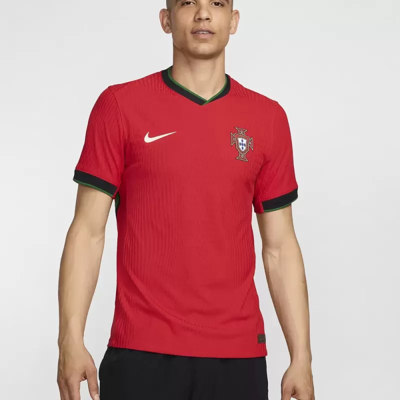 2024 2025 Portugal Mens Home Authentic Soccer Jersey Player Version Red Green 2024 2025 Portugal Mens Home Authentic Soccer Jersey Player Version Red Green