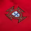 2024 2025 Portugal Mens Home Soccer Jersey Red Green