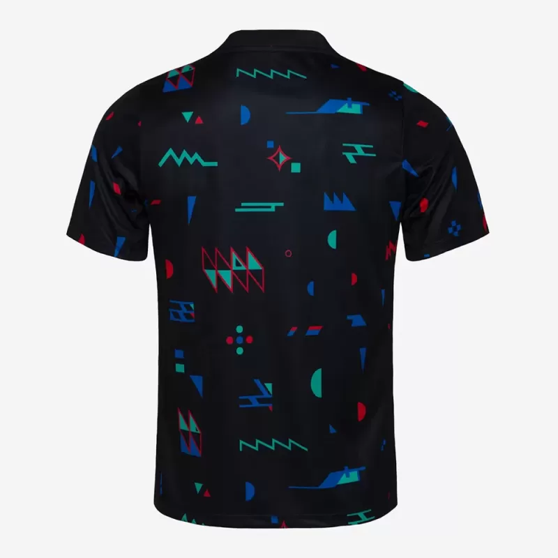 2024 2025 Portugal Mens Pre Match Soccer Jersey Graphic Training Top