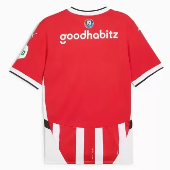 2024 2025 PSV Eindhoven Mens Home Soccer Jersey Red White