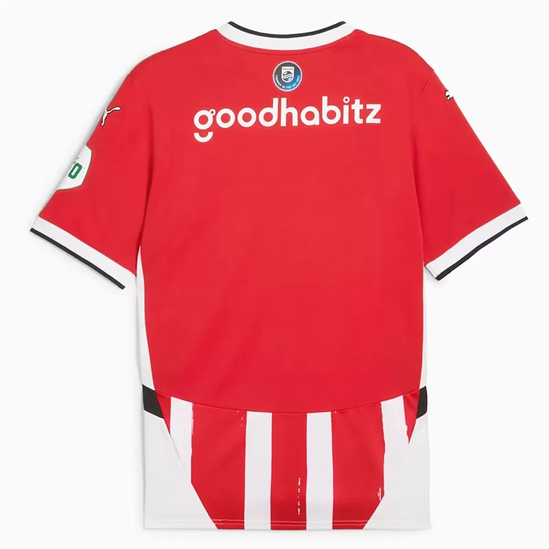 2024 2025 PSV Eindhoven Mens Home Soccer Jersey Red White