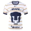 2024 2025 Pumas Unam Mens Home Soccer Jersey White Gold