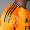 2024 2025 Real Madrid Mens Away Authentic Soccer Jersey Player Version Orange 2024 2025 Real Madrid Mens Away Authentic Soccer Jersey Player Version Orange