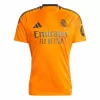 2024 2025 Real Madrid Mens Away Soccer Jersey Star Graphic Orange