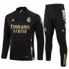 2024 2025 Real Madrid Mens Black Training Technical Soccer Tracksuit Kit