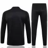 2024 2025 Real Madrid Mens Black Training Technical Soccer Tracksuit Kit