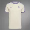 2024 2025 Real Madrid Mens Classics 3-Stripes Soccer Jersey Soft White
