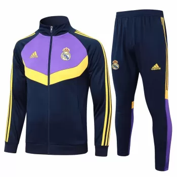 2024 2025 Real Madrid Mens Navy Training Presentation Soccer Tracksuit Kit