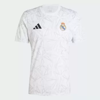 2024 2025 Real Madrid Mens Pre Match Soccer Jersey Star Pattern