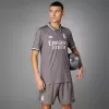 2024 2025 Real Madrid Mens Third Authentic Soccer Jersey Player Version Charcoal 2024 2025 Real Madrid Mens Third Authentic Soccer Jersey Player Version Charcoal