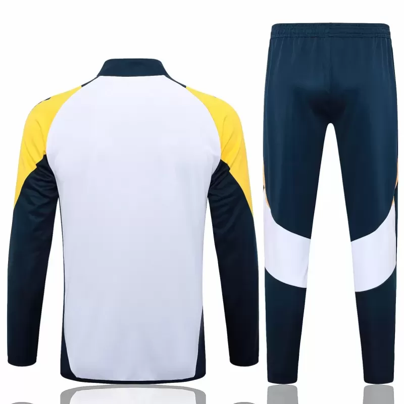 2024 2025 Real Madrid Mens White Training Presentation Soccer Tracksuit Kit 2024 2025 Real Madrid Mens White Training Presentation Soccer Tracksuit Kit