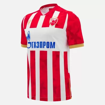 2024 2025 Red Star Belgrade Mens Home Soccer Jersey Red White Stars